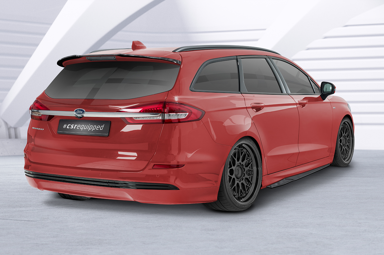 Becquet / Extension CAP pour Ford Mondeo 5 (Typ BA7) break ST-Line (2014-2022) - Fabriqué en ABS (6 finitions au choix)