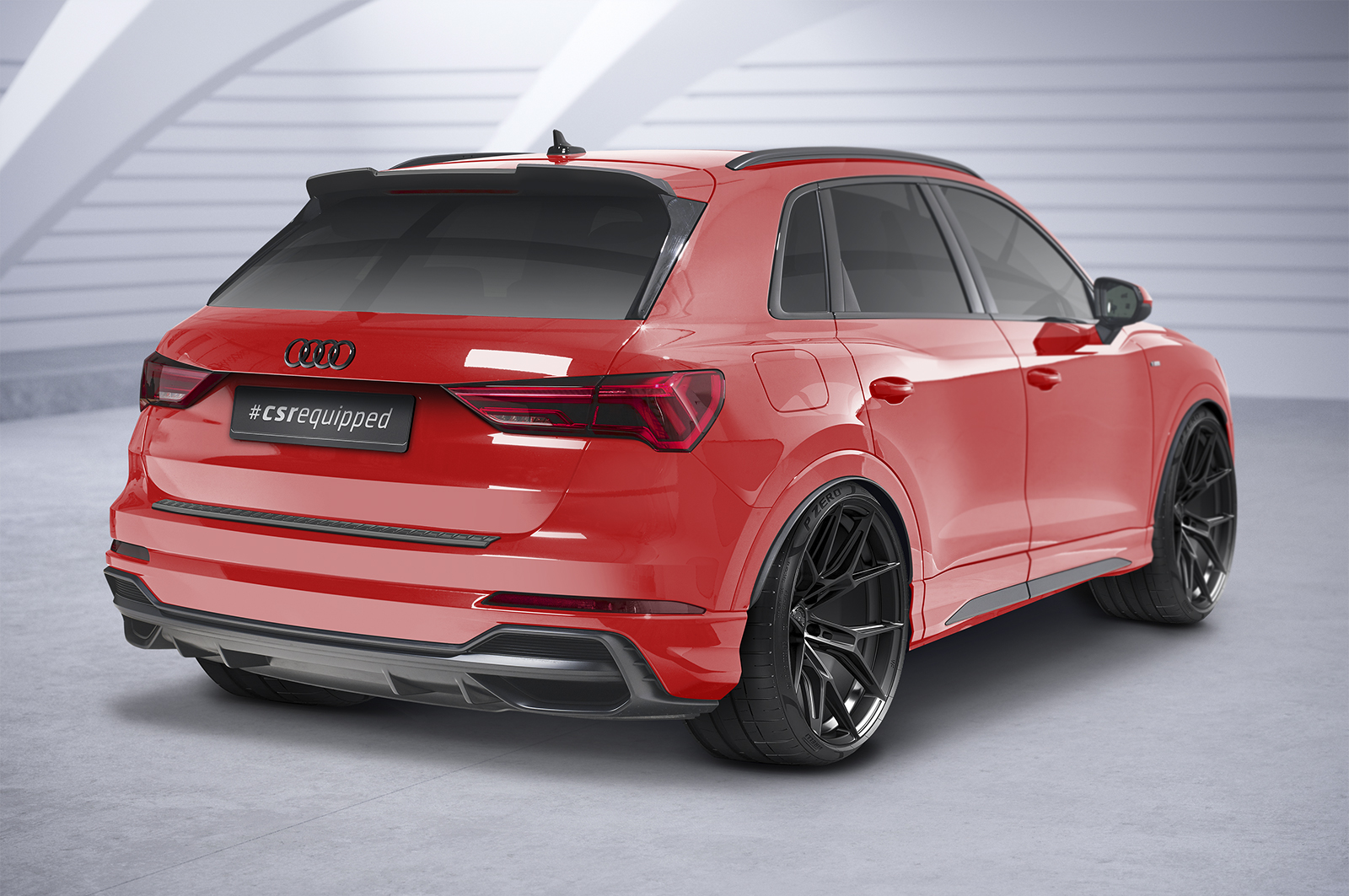 Becquet / Extension CAP pour Audi Q3 F3 toutes carrosseries (depuis 2018) - Fabriqué en ABS (6 finitions au choix)