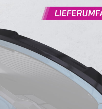 Becquet / Extension CAP pour BMW X4 G02 toutes carrosseries (incl. Pack M / M40i et M40d) (depuis 2018) - Fabriqué en ABS (6 finitions au choix)