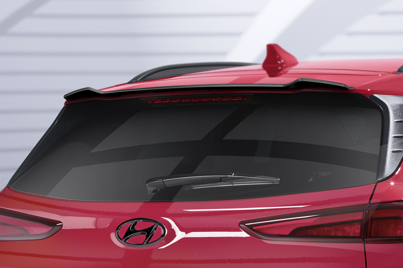 Becquet / Extension CAP pour Hyundai Kona toutes carrosseries (depuis 2017) - Fabriqué en ABS (6 finitions au choix)