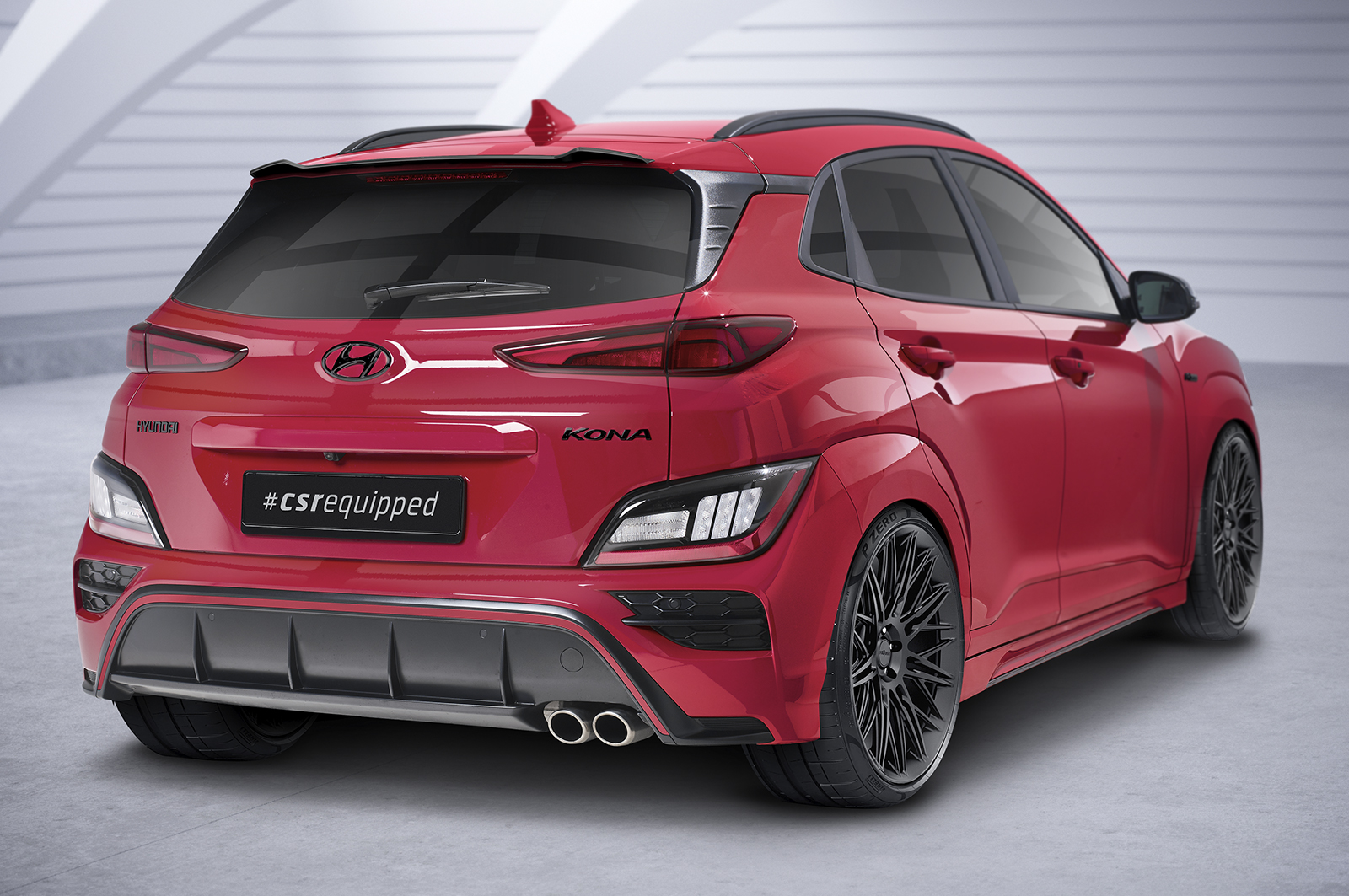 Becquet / Extension CAP pour Hyundai Kona toutes carrosseries (depuis 2017) - Fabriqué en ABS (6 finitions au choix)