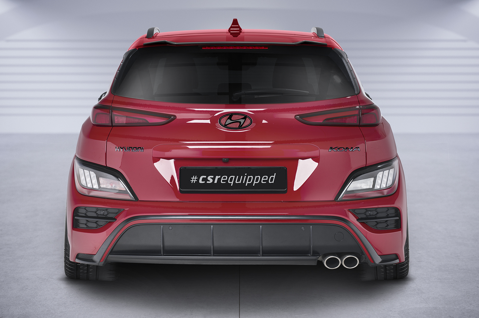 Becquet / Extension CAP pour Hyundai Kona toutes carrosseries (depuis 2017) - Fabriqué en ABS (6 finitions au choix)