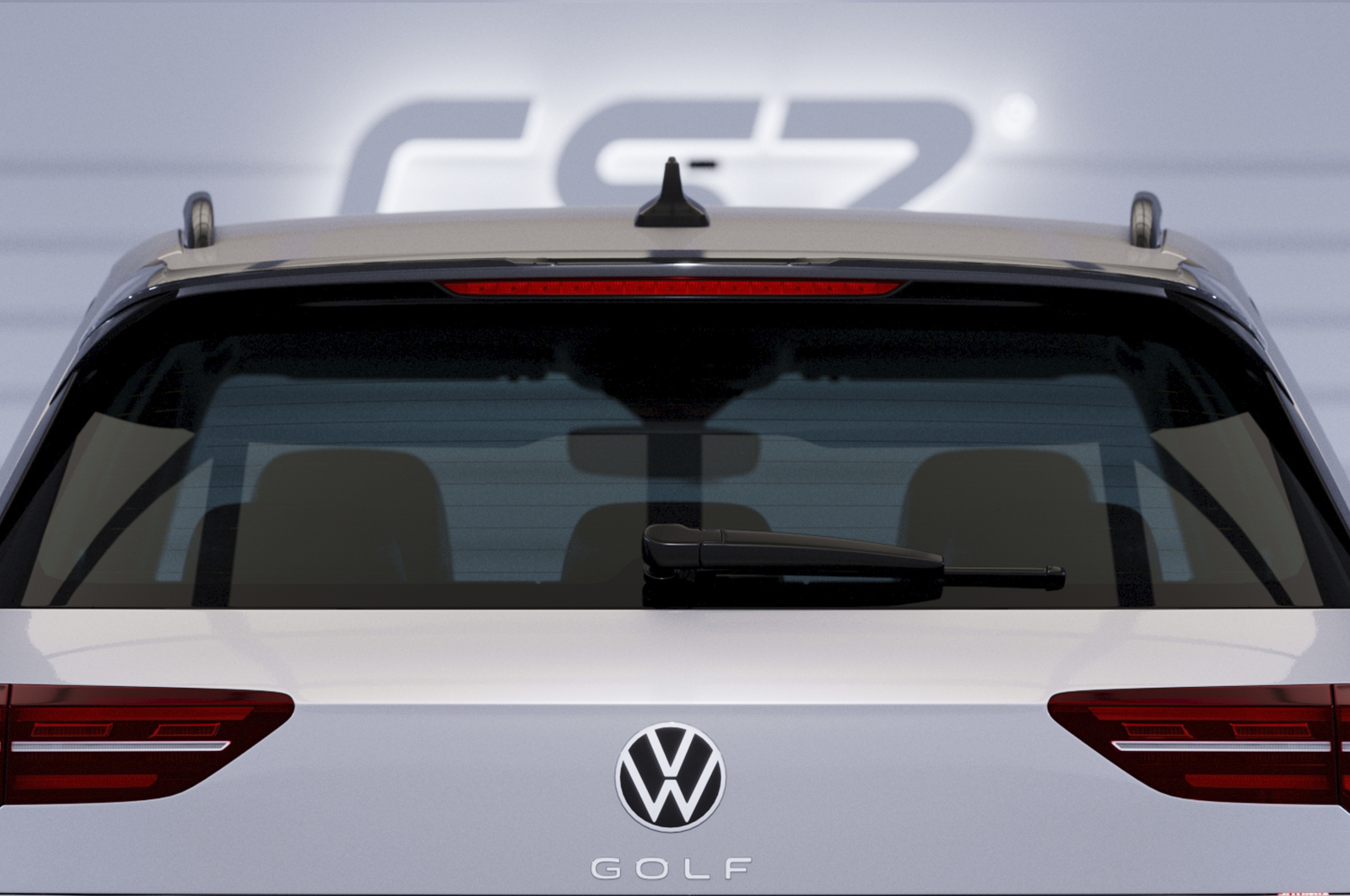 Becquet / Extension CAP pour VW Golf 8 (Typ CD) break (toutes carrosseries) (depuis 2020) - Fabriqué en ABS (6 finitions au choix)