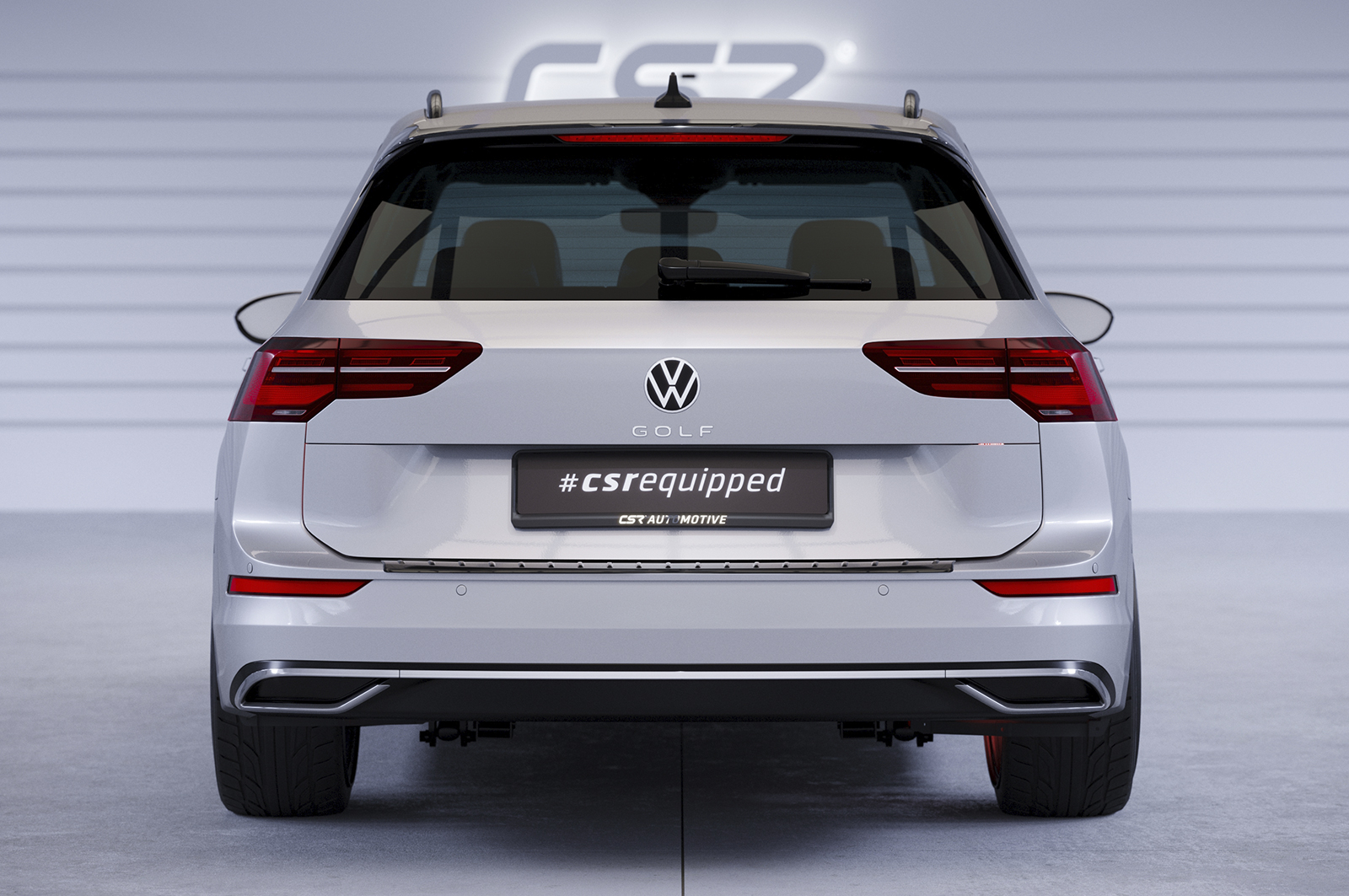 Becquet / Extension CAP pour VW Golf 8 (Typ CD) break (toutes carrosseries) (depuis 2020) - Fabriqué en ABS (6 finitions au choix)