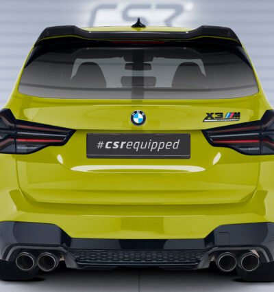 Becquet / Extension CAP pour BMW X3 F97 M-Competition (auch facelift) (depuis 2019) - Fabriqué en ABS (6 finitions au choix)