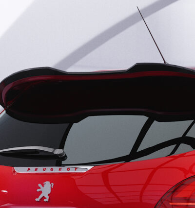 Becquet / Extension CAP pour Peugeot 208 GTi (03/2013-04/2018) - Fabriqué en ABS (6 finitions au choix)
