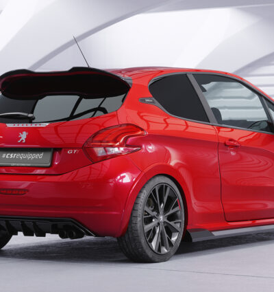 Becquet / Extension CAP pour Peugeot 208 GTi (03/2013-04/2018) - Fabriqué en ABS (6 finitions au choix)