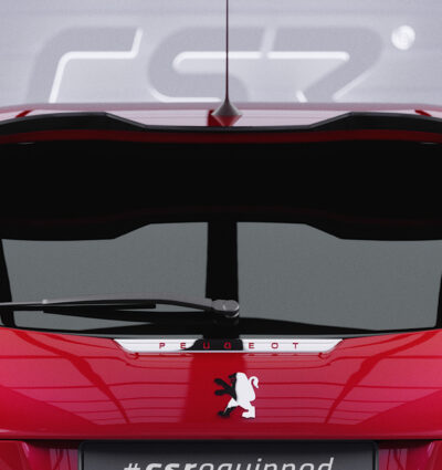 Becquet / Extension CAP pour Peugeot 208 GTi (03/2013-04/2018) - Fabriqué en ABS (6 finitions au choix)