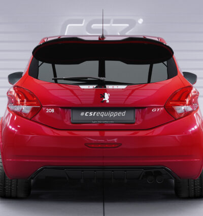 Becquet / Extension CAP pour Peugeot 208 GTi (03/2013-04/2018) - Fabriqué en ABS (6 finitions au choix)
