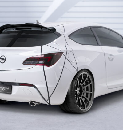 Becquet / Extension CAP pour Opel Astra J GTC OPC-Line (2012-2018) - Fabriqué en ABS (6 finitions au choix)