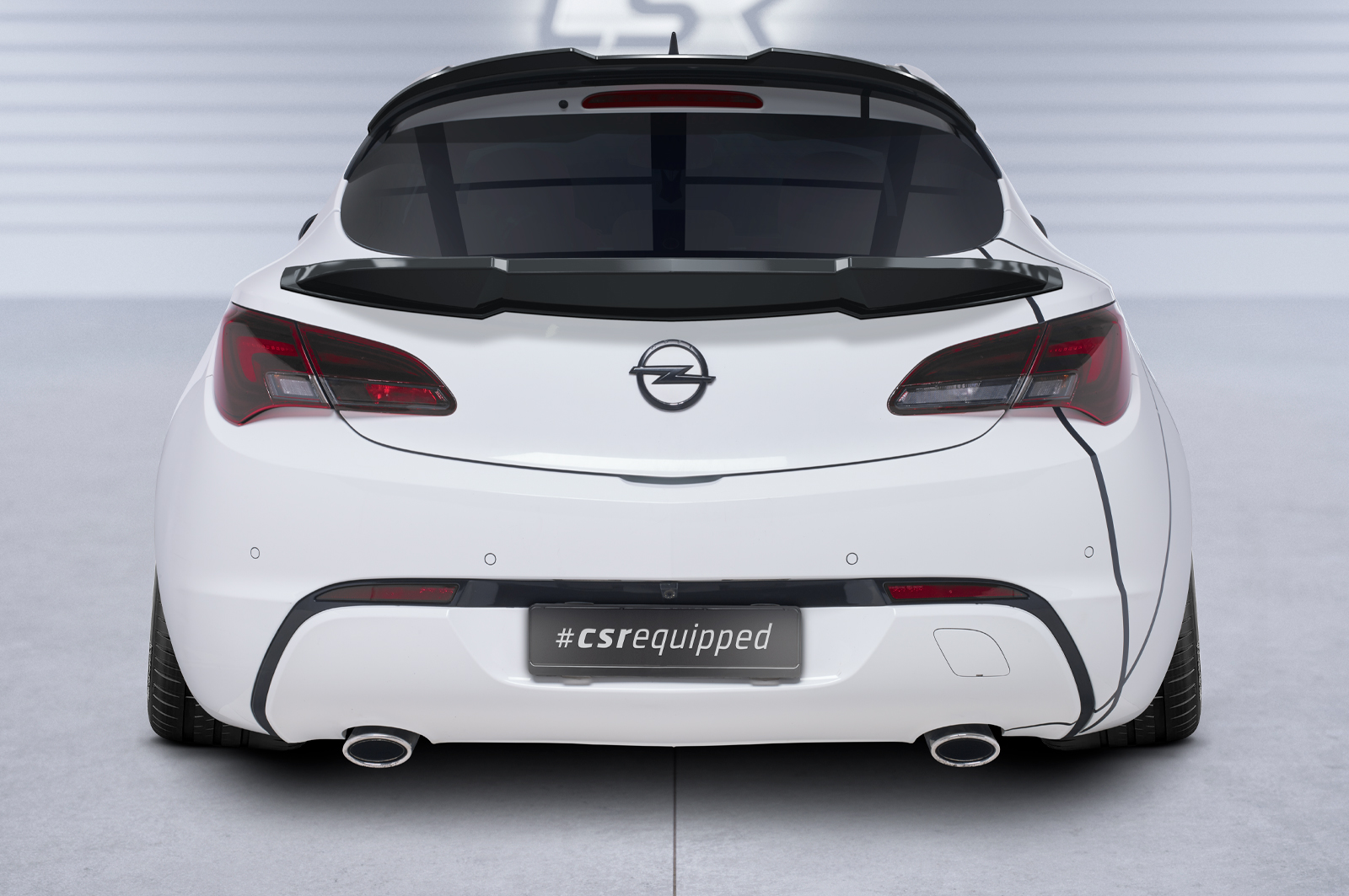 Becquet / Extension CAP pour Opel Astra J GTC OPC-Line (2012-2018) - Fabriqué en ABS (6 finitions au choix)