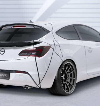 Becquet / Extension CAP pour Opel Astra J GTC (2012-2018) - Fabriqué en ABS (6 finitions au choix)