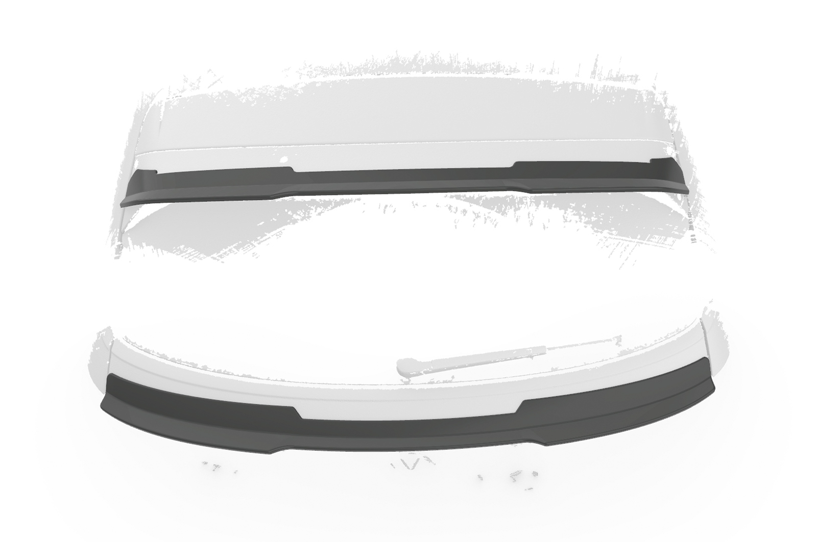 Becquet / Extension CAP pour VW Taigo (Typ CS) toutes carrosseries (depuis 2021) - Fabriqué en ABS (6 finitions au choix)