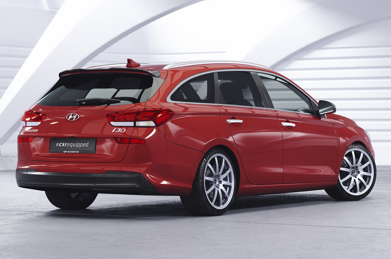 Becquet / Extension CAP pour Hyundai I30 (PD) break / CW (depuis 07/2017) - Fabriqué en ABS (6 finitions au choix)