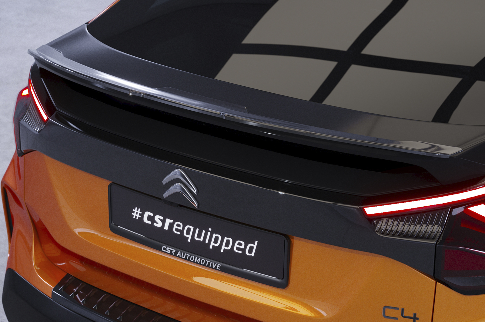 Becquet / Extension CAP pour Citroen C4 (3. Gen) & e-C4 toutes carrosseries (depuis 2020) - Fabriqué en ABS (6 finitions au choix)
