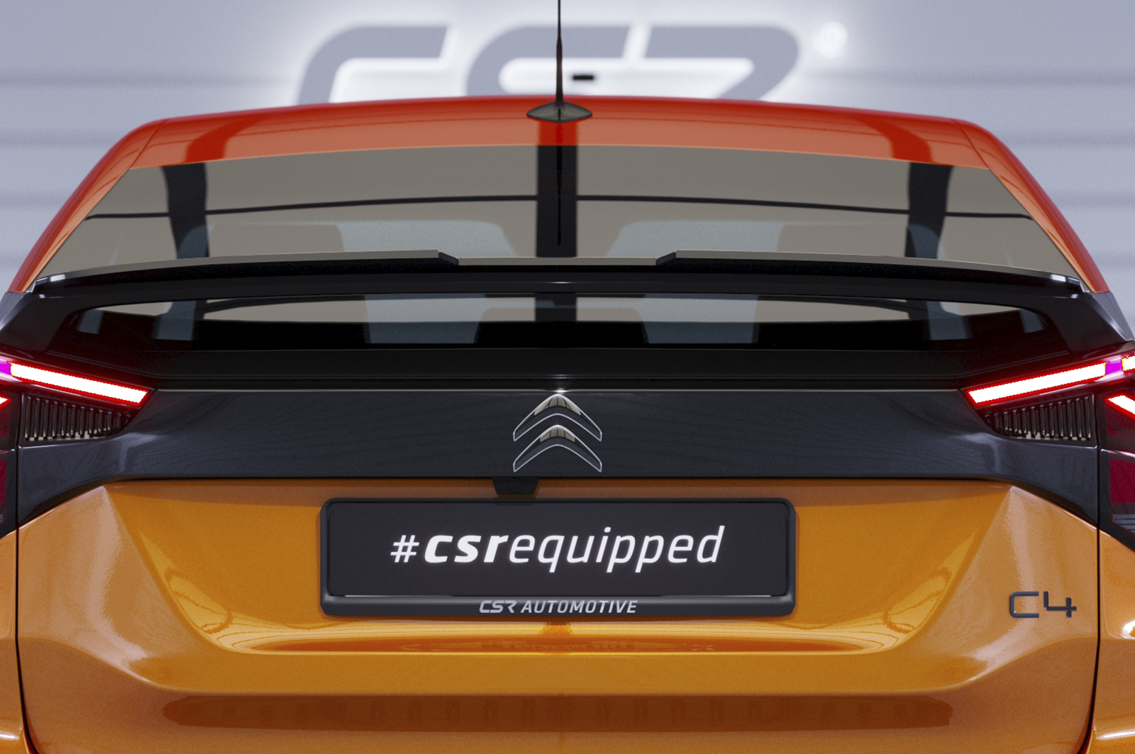 Becquet / Extension CAP pour Citroen C4 (3. Gen) & e-C4 toutes carrosseries (depuis 2020) - Fabriqué en ABS (6 finitions au choix)