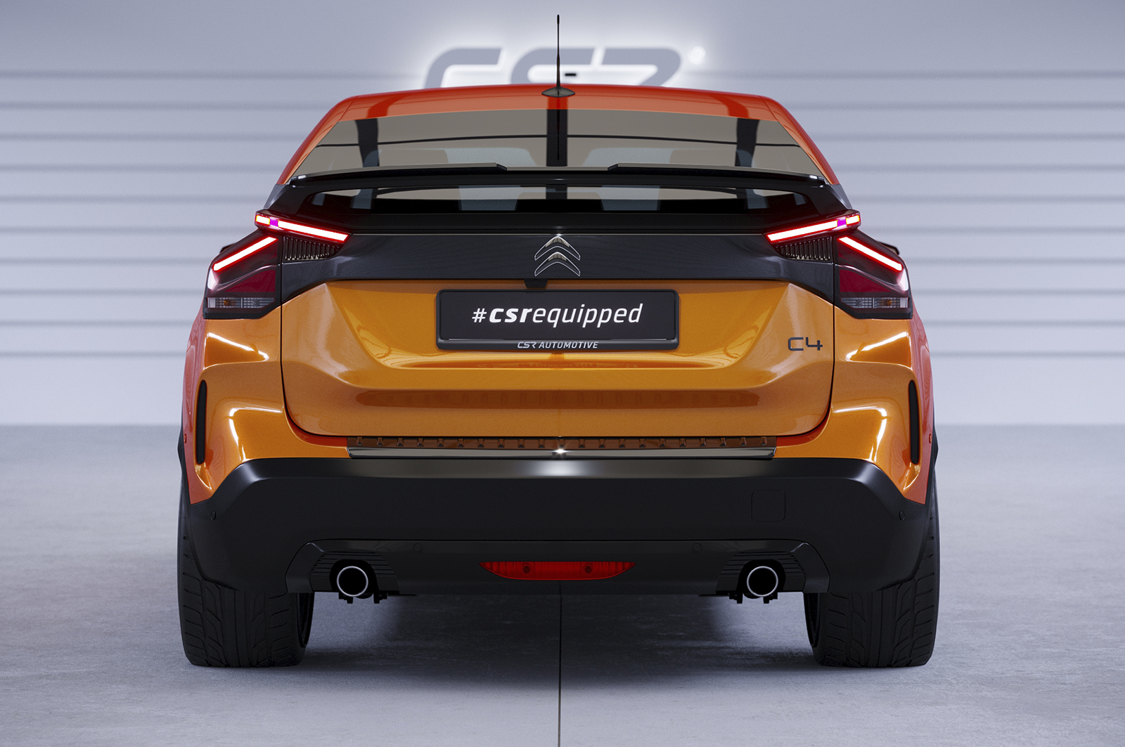 Becquet / Extension CAP pour Citroen C4 (3. Gen) & e-C4 toutes carrosseries (depuis 2020) - Fabriqué en ABS (6 finitions au choix)