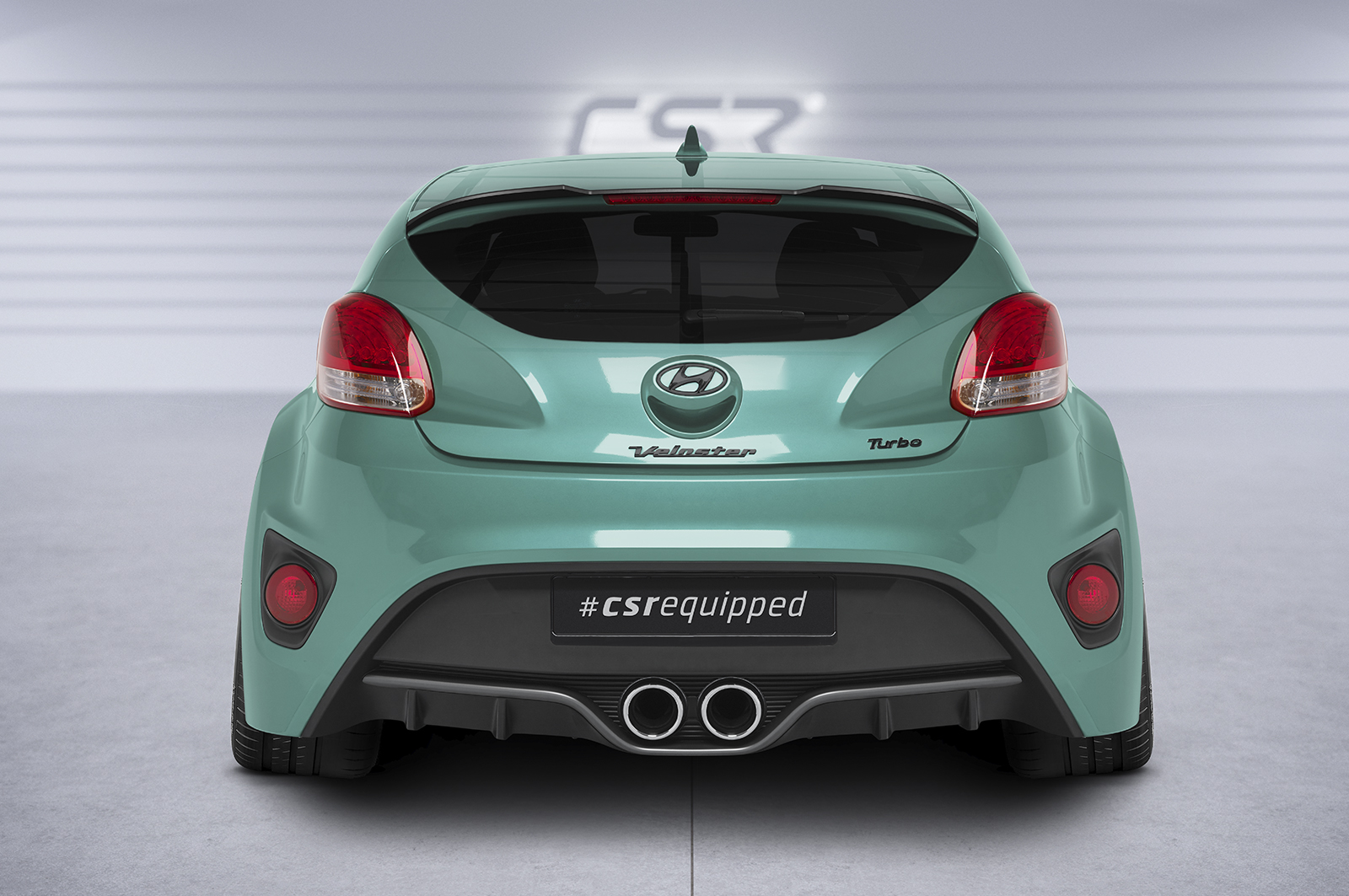 Becquet / Extension CAP pour Hyundai Veloster MK1 Turbo (2012-2018) - Fabriqué en ABS (6 finitions au choix)