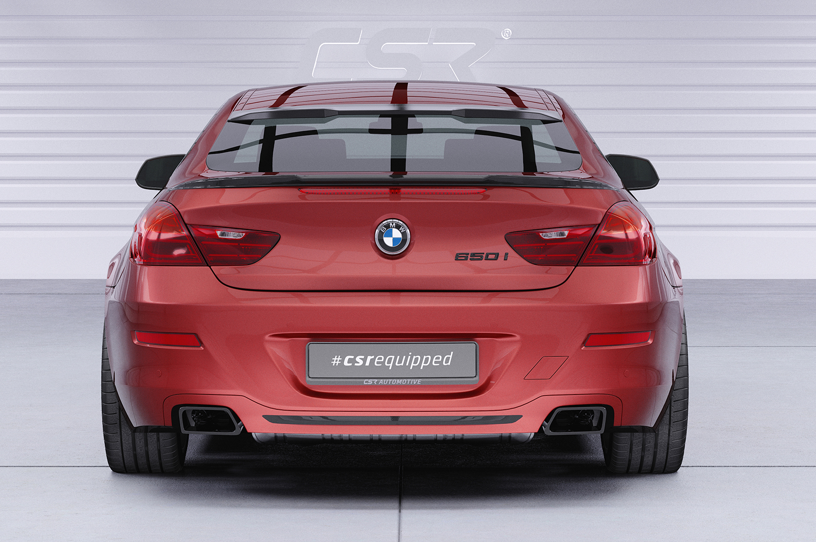 Becquet / Extension CAP pour BMW Série 6 F12 / F13 toutes carrosseries (2011-2018) - Fabriqué en ABS (6 finitions au choix)