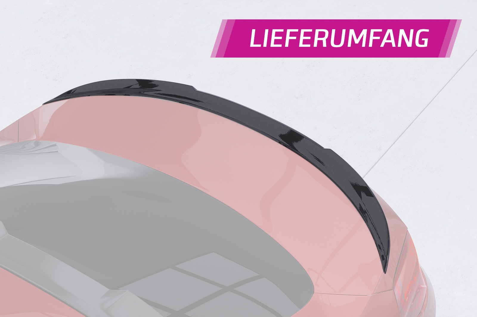 Becquet / Extension CAP pour BMW Série 6 F12 / F13 toutes carrosseries (2011-2018) - Fabriqué en ABS (6 finitions au choix)