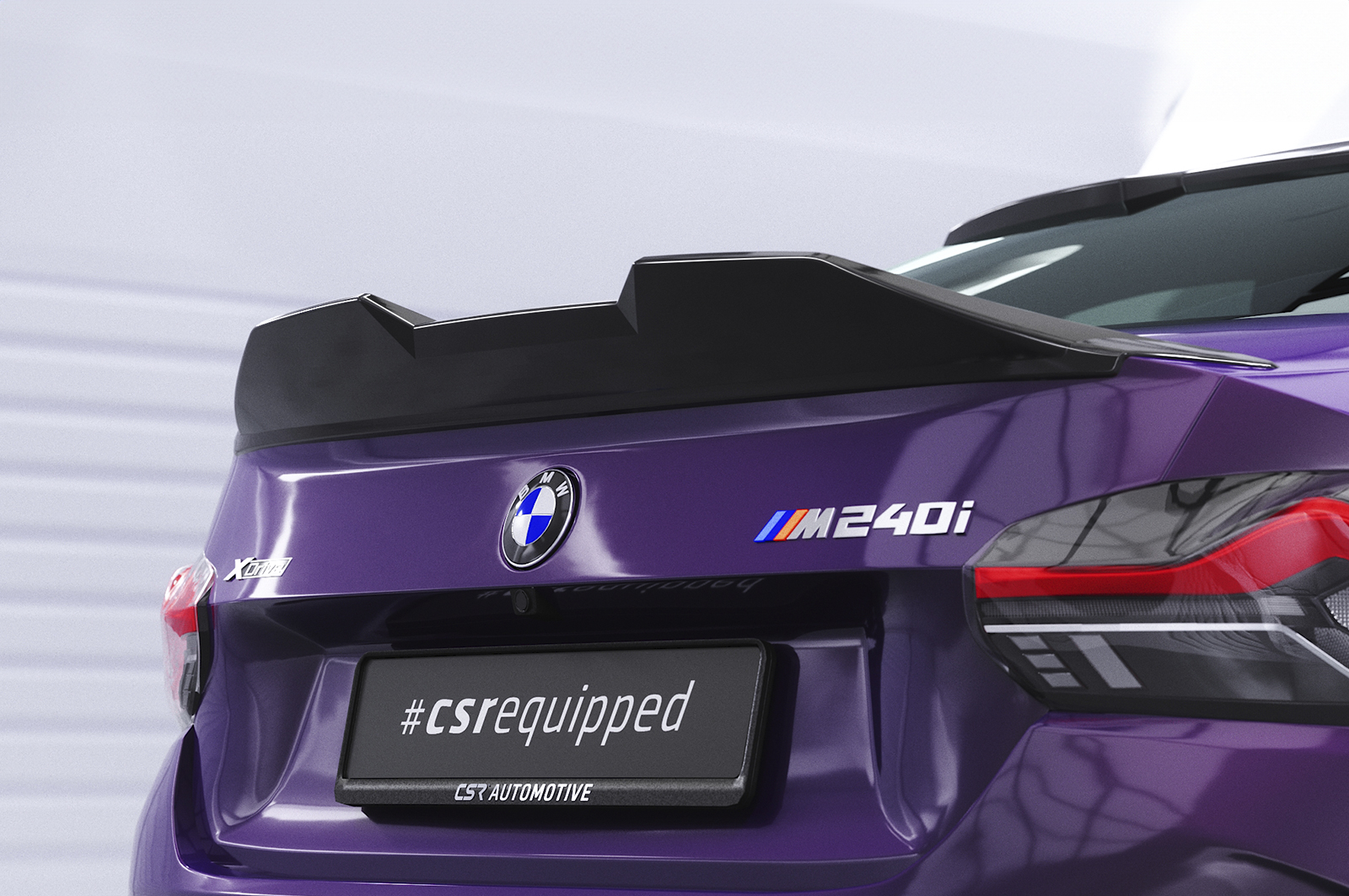 Becquet / Extension CAP pour BMW Série 2 G42 finition de base et Pack M (depuis 2021) - Fabriqué en ABS (6 finitions au choix)