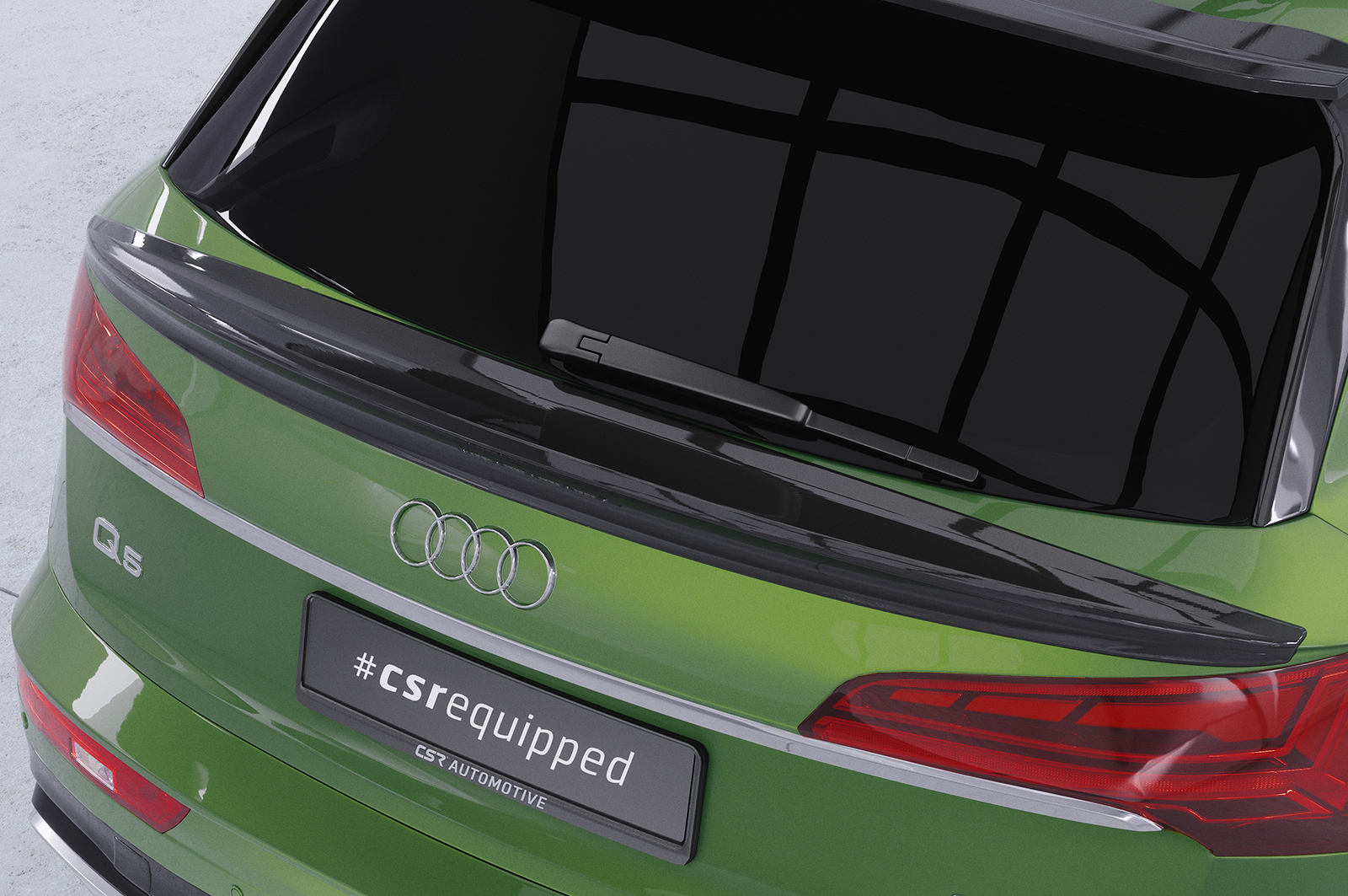 Becquet / Extension CAP pour Audi Q5 (FY) toutes carrosseries (depuis 2017) - Fabriqué en ABS (6 finitions au choix)