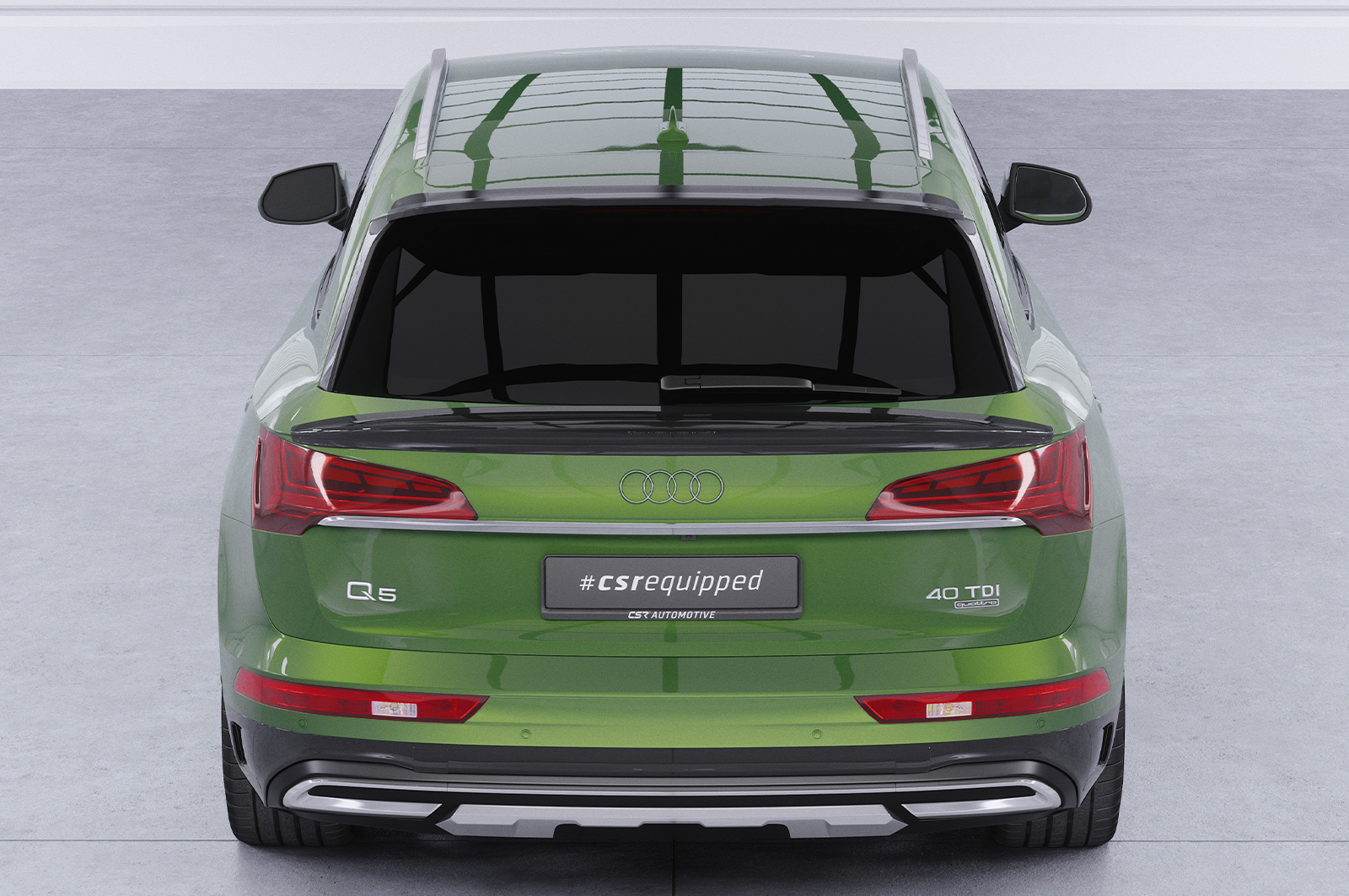 Becquet / Extension CAP pour Audi Q5 (FY) toutes carrosseries (depuis 2017) - Fabriqué en ABS (6 finitions au choix)