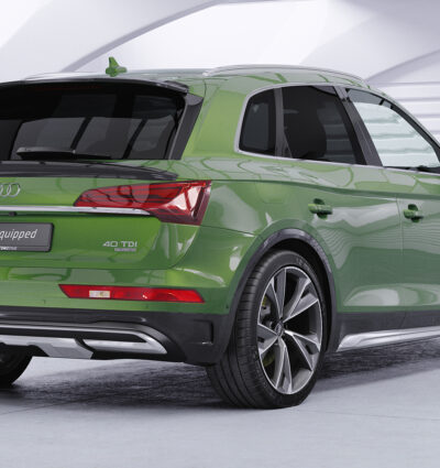 Becquet / Extension CAP pour Audi Q5 (FY) finition de base et advanced (depuis 2017) - Fabriqué en ABS (6 finitions au choix)