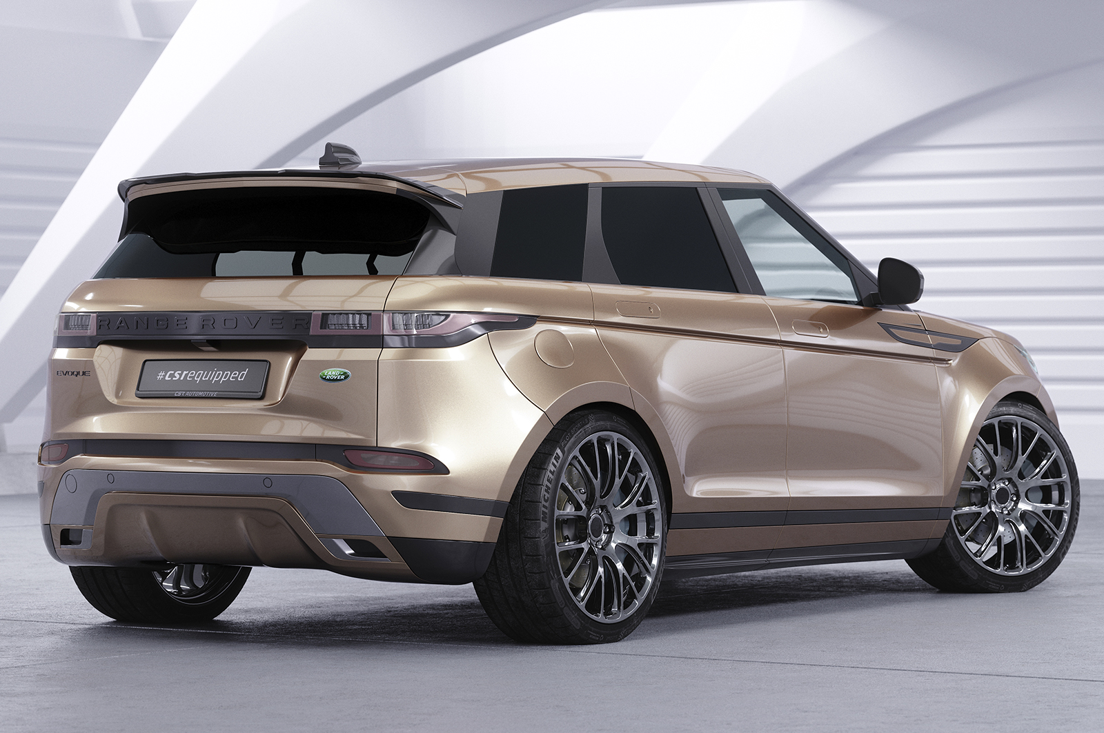 Becquet / Extension CAP pour Land Rover Range Rover Evoque (2. Gen / L551) toutes carrosseries (depuis 2019) - Fabriqué en ABS (6 finitions au choix)