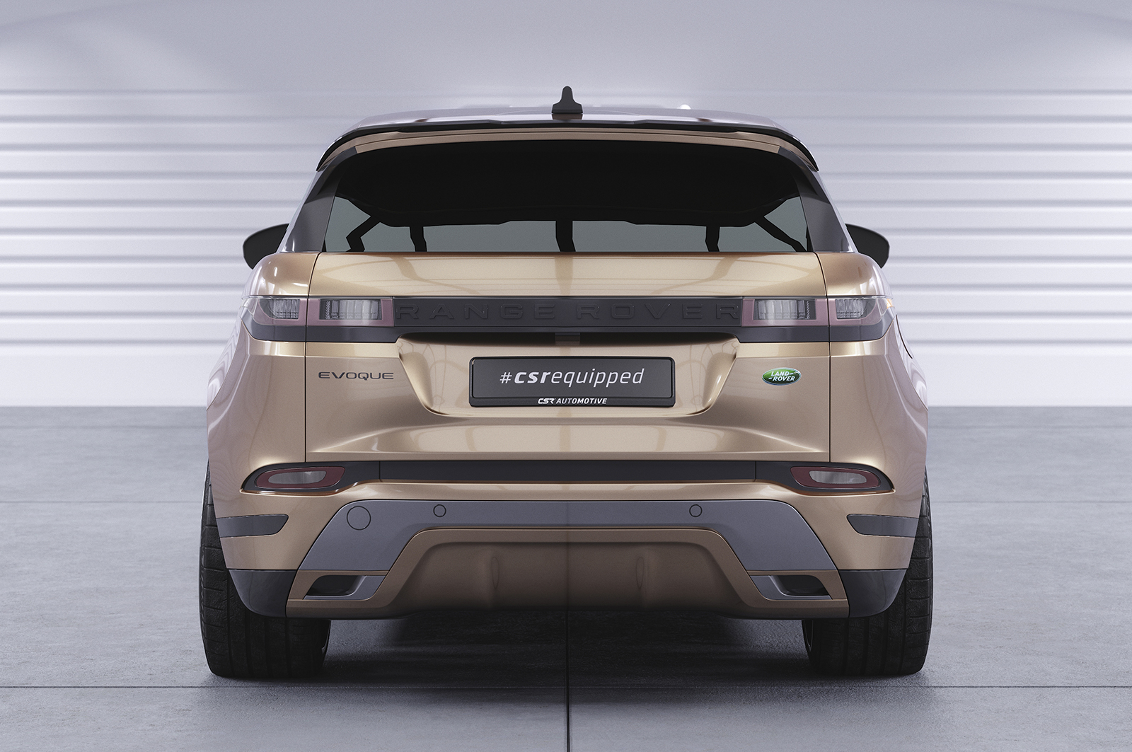 Becquet / Extension CAP pour Land Rover Range Rover Evoque (2. Gen / L551) toutes carrosseries (depuis 2019) - Fabriqué en ABS (6 finitions au choix)