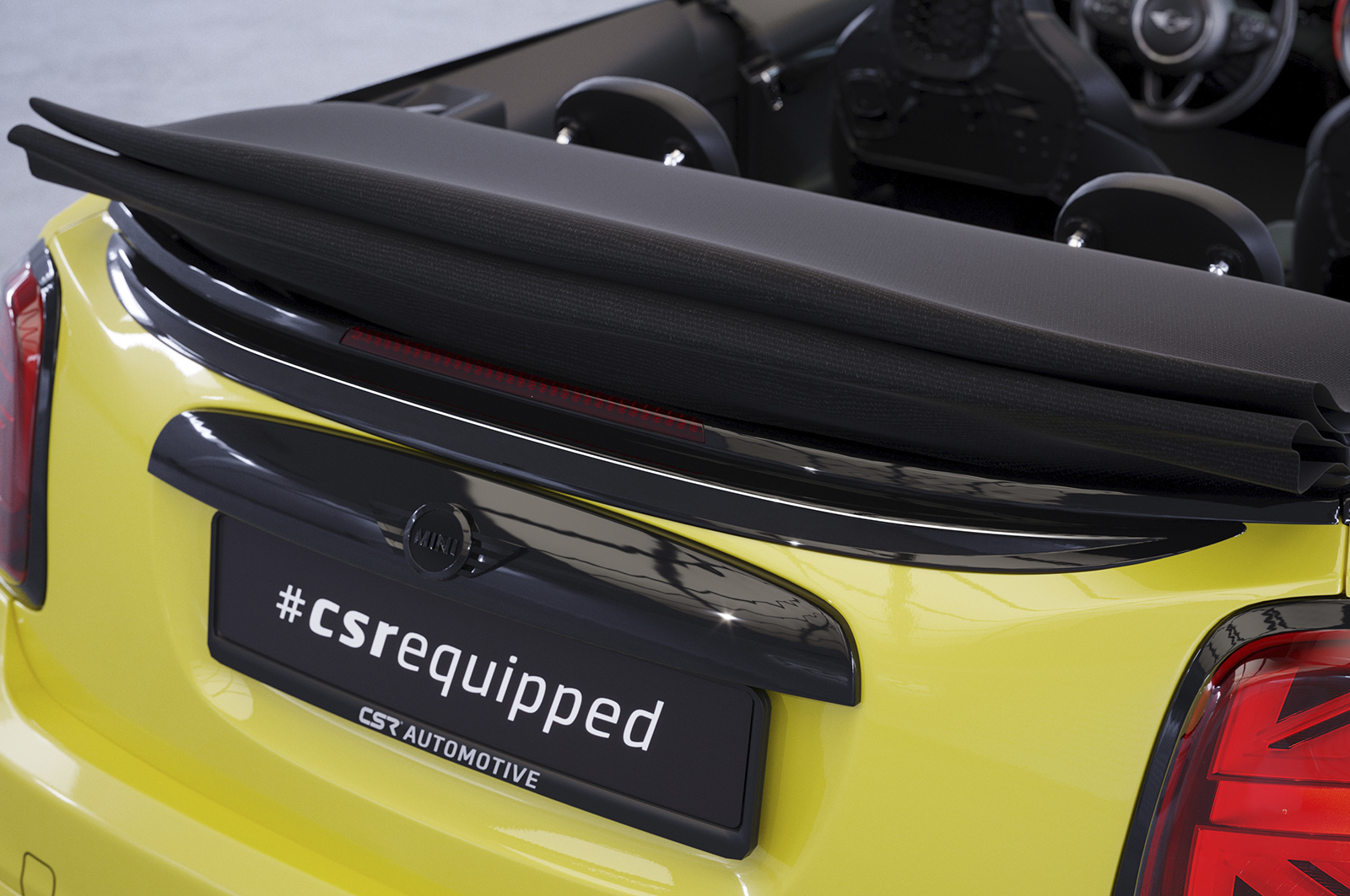 Becquet / Extension CAP pour Mini F57 Cooper / Cooper S / JCW (depuis 2016) - Fabriqué en ABS (6 finitions au choix)