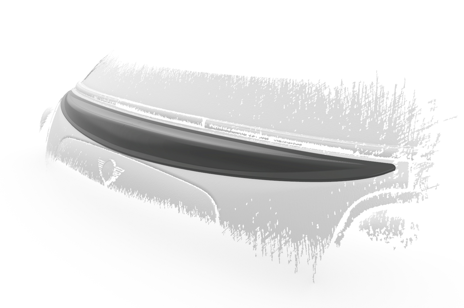 Becquet / Extension CAP pour Mini F57 Cooper / Cooper S / JCW (depuis 2016) - Fabriqué en ABS (6 finitions au choix)