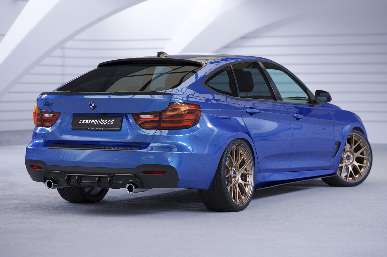 Becquet / Extension CAP pour BMW Série 3 F34 Gran Turismo (GT) (03/2013-09/2020) - Fabriqué en ABS (6 finitions au choix)