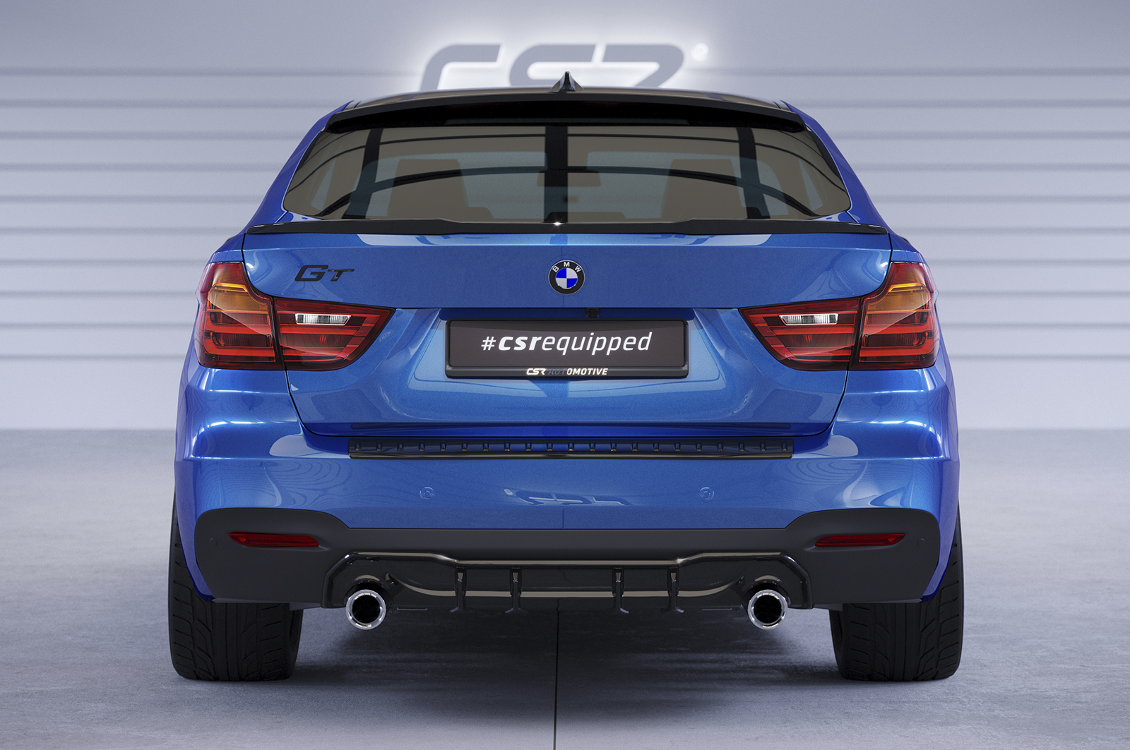 Becquet / Extension CAP pour BMW Série 3 F34 Gran Turismo (GT) (03/2013-09/2020) - Fabriqué en ABS (6 finitions au choix)
