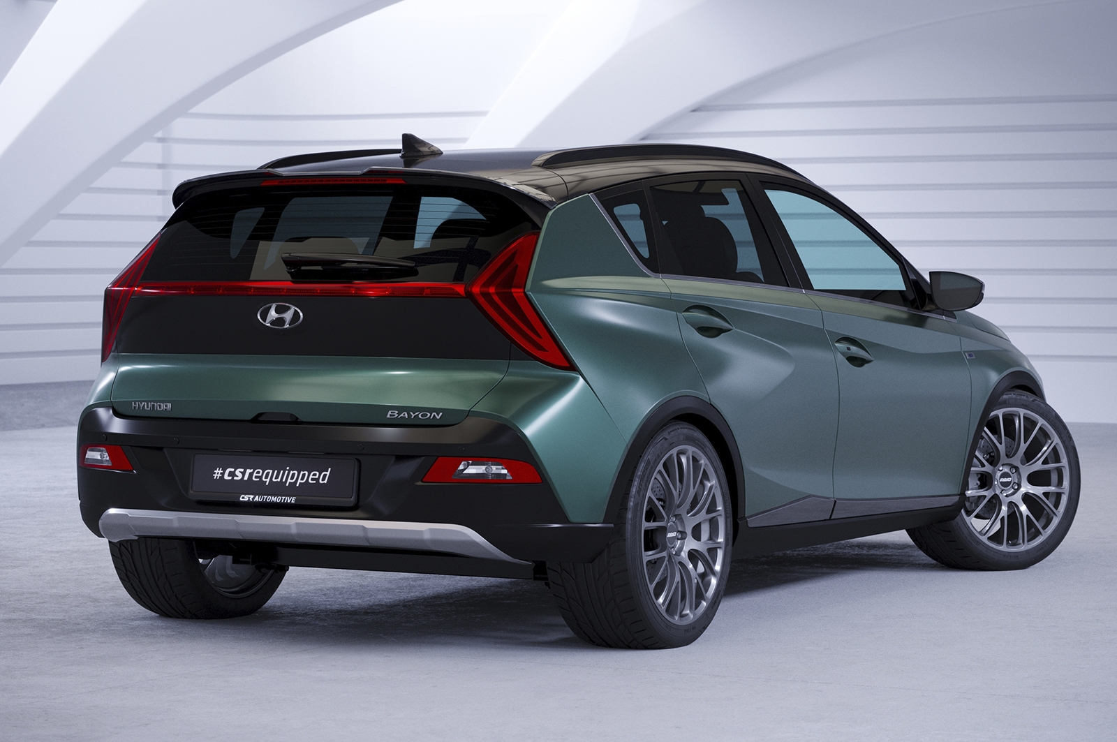 Becquet / Extension CAP pour Hyundai Bayon toutes carrosseries (depuis 2021) - Fabriqué en ABS (6 finitions au choix)