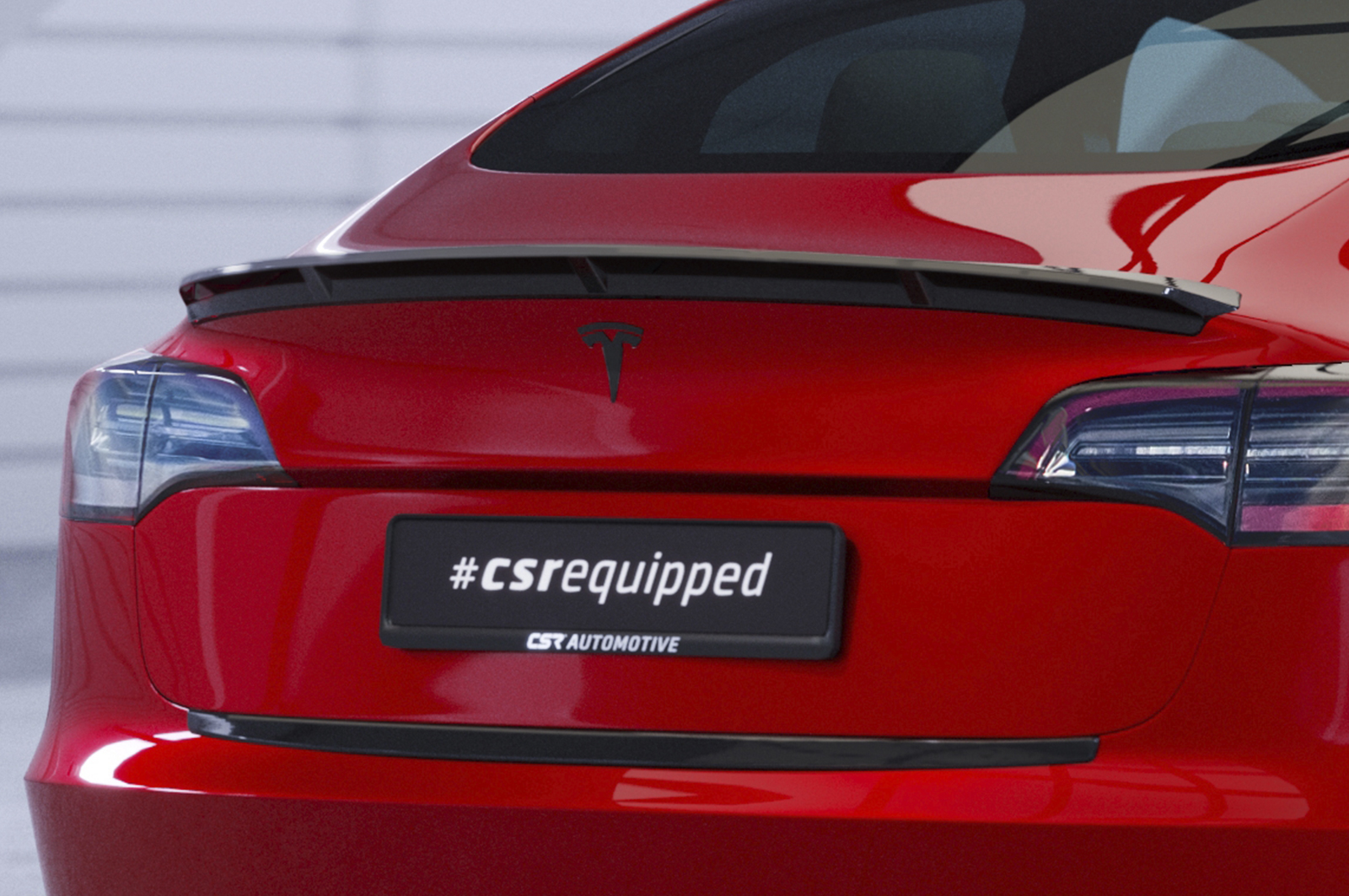 Becquet / Extension CAP pour Tesla Model 3 toutes carrosseries (depuis 2017) - Fabriqué en ABS (6 finitions au choix)