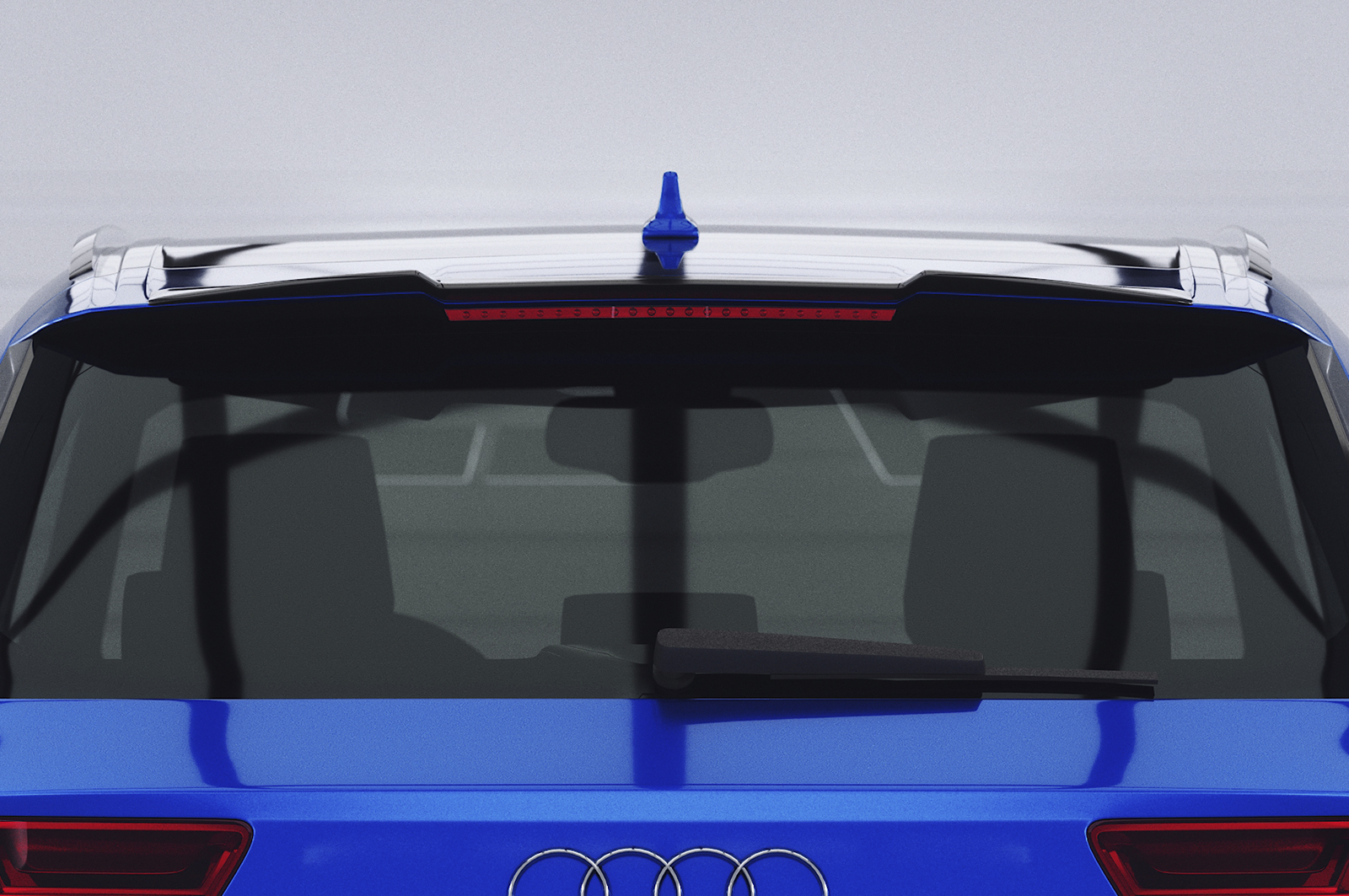 Becquet / Extension CAP pour Audi Q7 / SQ7 (4M) S-Line et SQ7 (depuis 2015) - Fabriqué en ABS (6 finitions au choix)