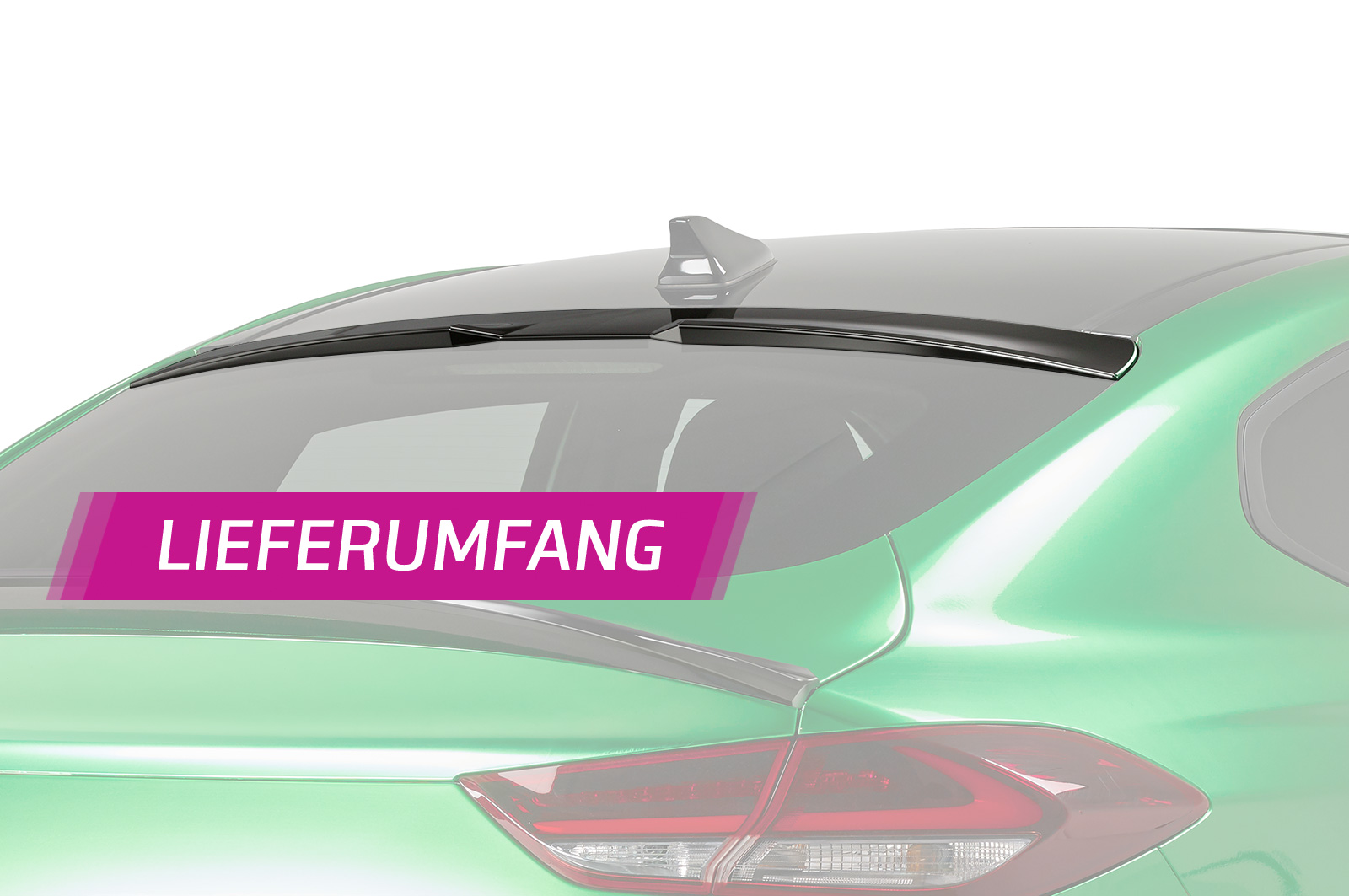 Cache de lunette arrière pour Hyundai I30 (PD) Fastback (depuis 2017) - Fabriqué en ABS (6 finitions au choix)