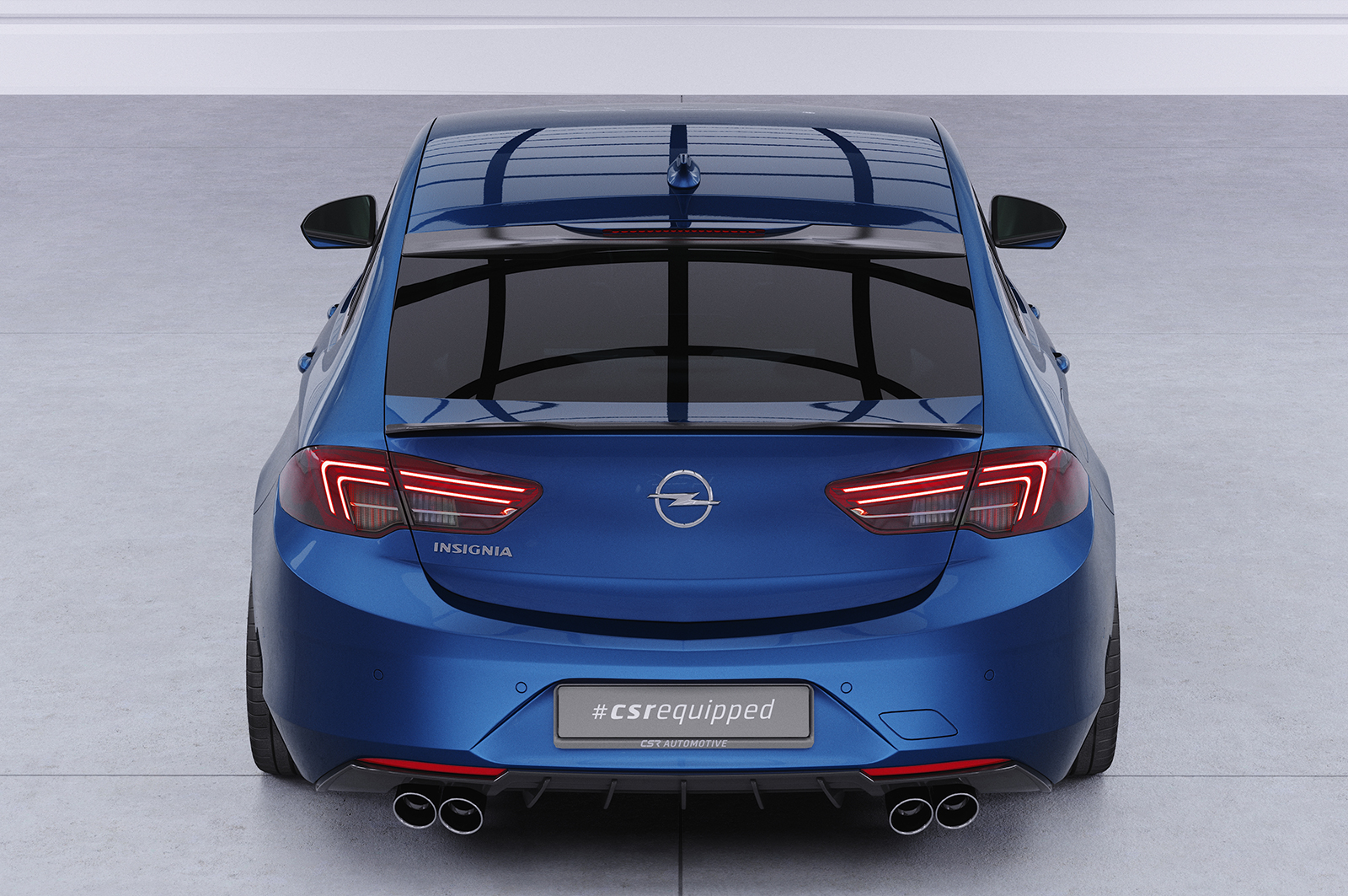Cache de lunette arrière pour Opel Insignia B Grand Sport (depuis 2017) - Fabriqué en ABS (6 finitions au choix)