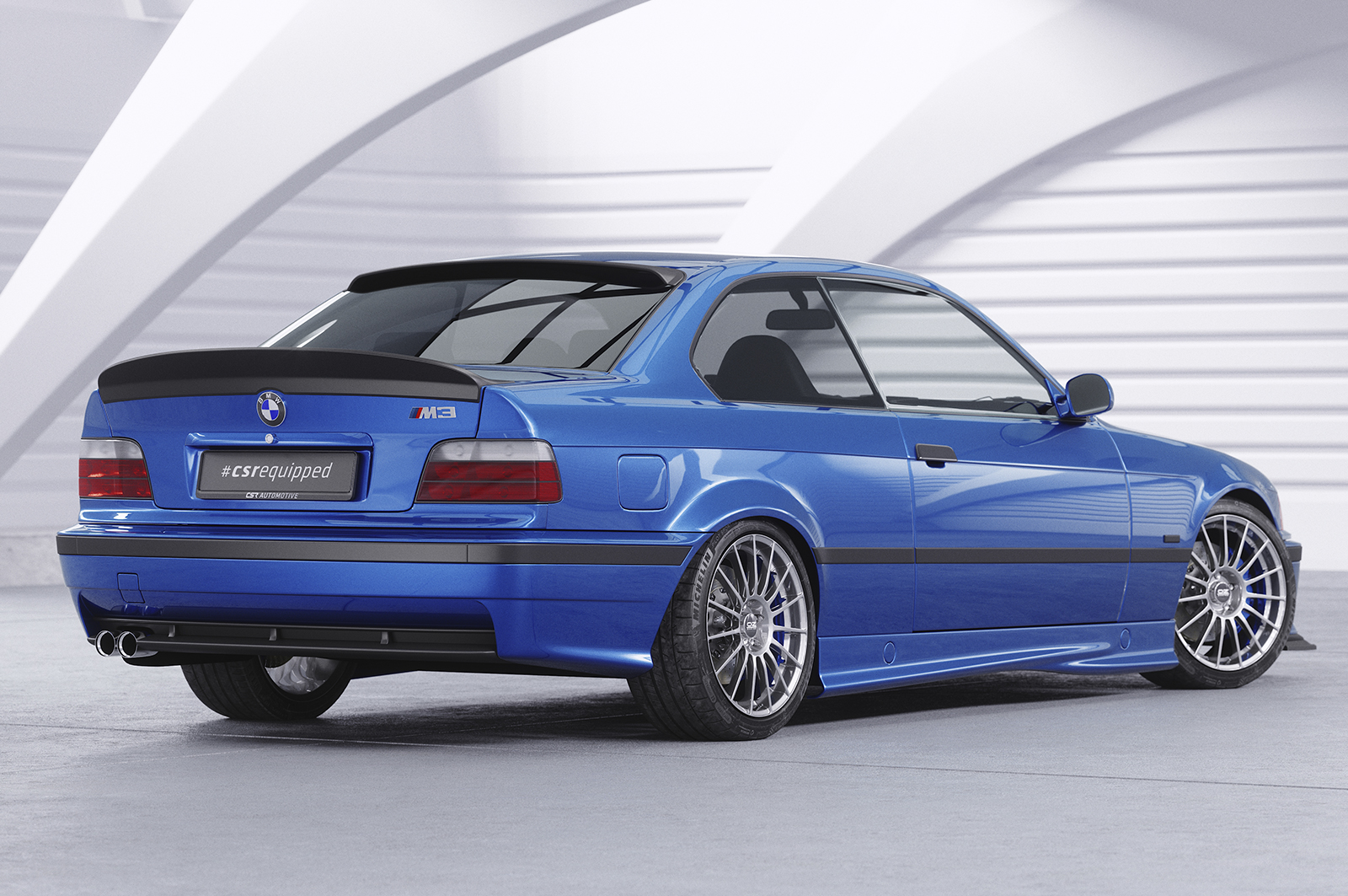 Cache de lunette arrière pour BMW Série 3 (E36) coupé (1992-1998) - Fabriqué en ABS (6 finitions au choix)