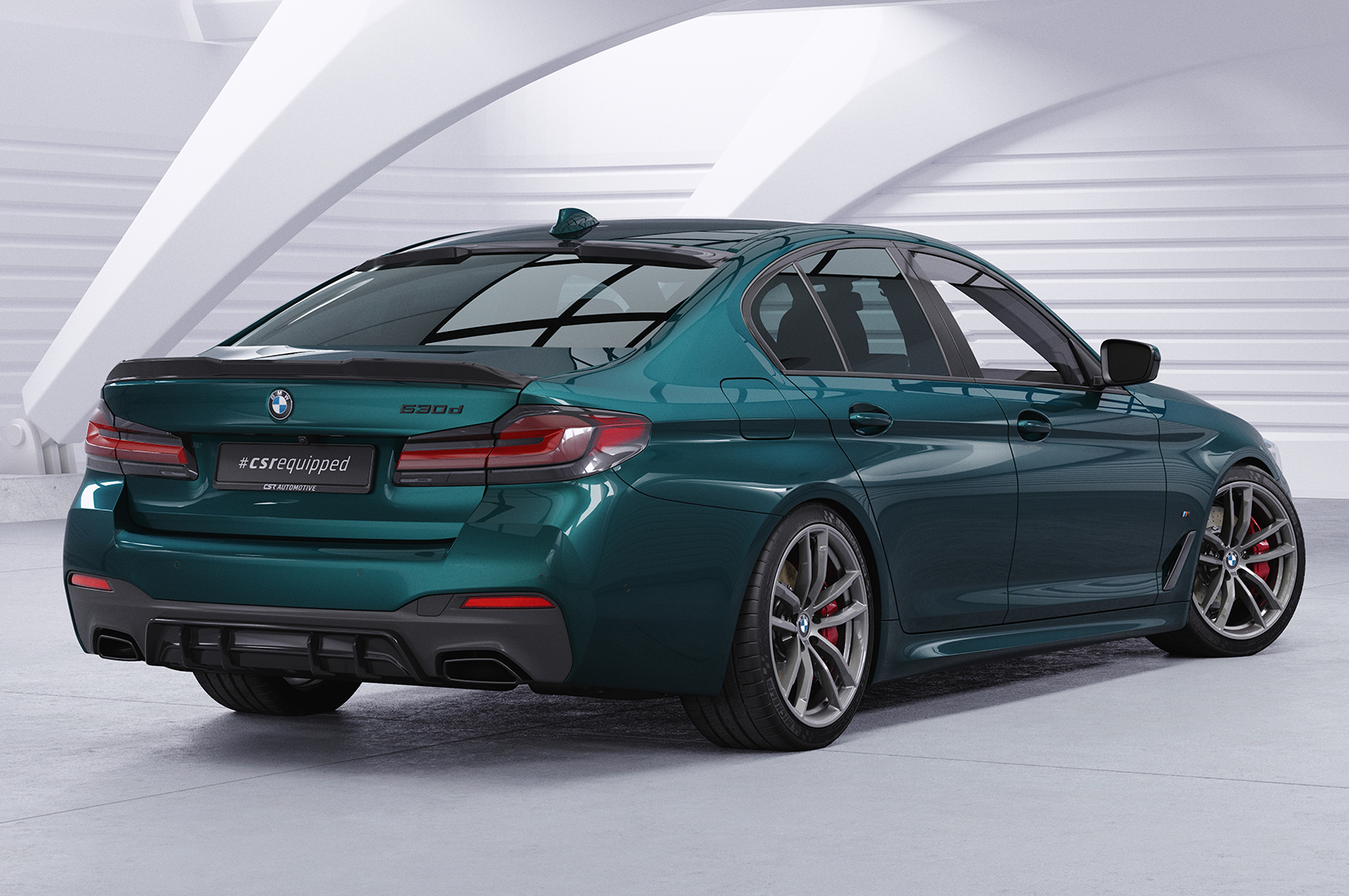 Cache de lunette arrière pour BMW Série 5 G30 berline (depuis 2017) - Fabriqué en ABS (6 finitions au choix)