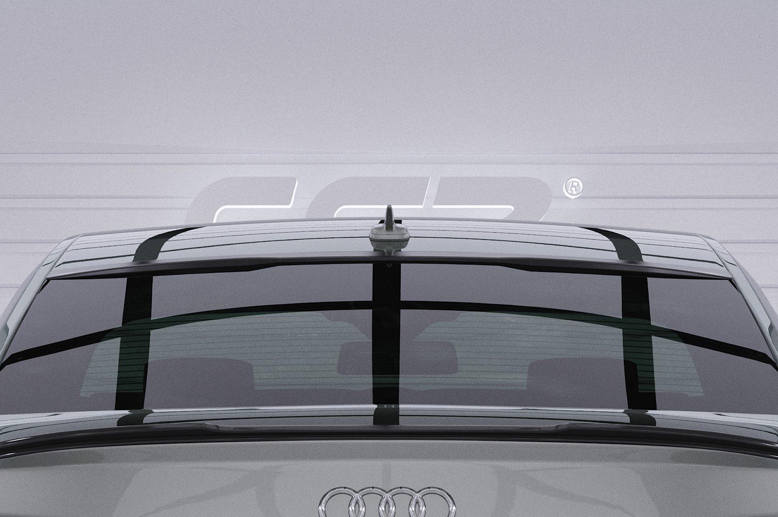 Cache de lunette arrière pour Audi A6 C8 (Typ 4K / F2) berline (depuis 2018) - Fabriqué en ABS (6 finitions au choix)