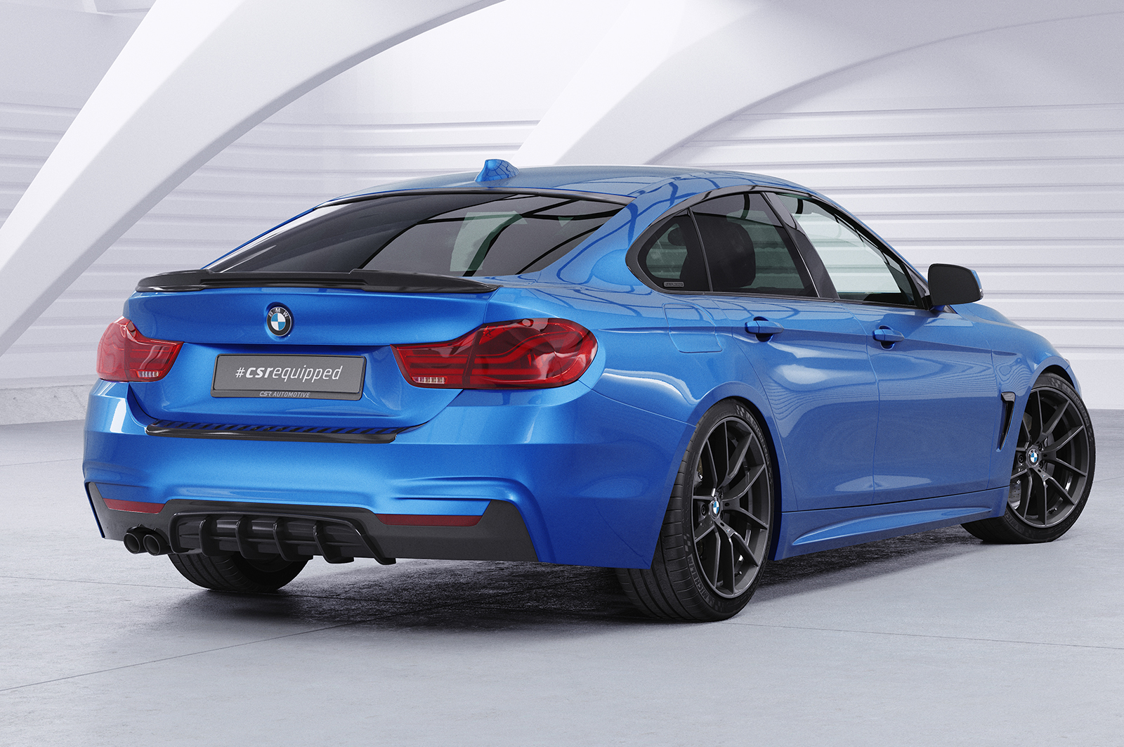 Cache de lunette arrière pour BMW Série 4 (F36) Gran coupé (2014-2021) - Fabriqué en ABS (6 finitions au choix)