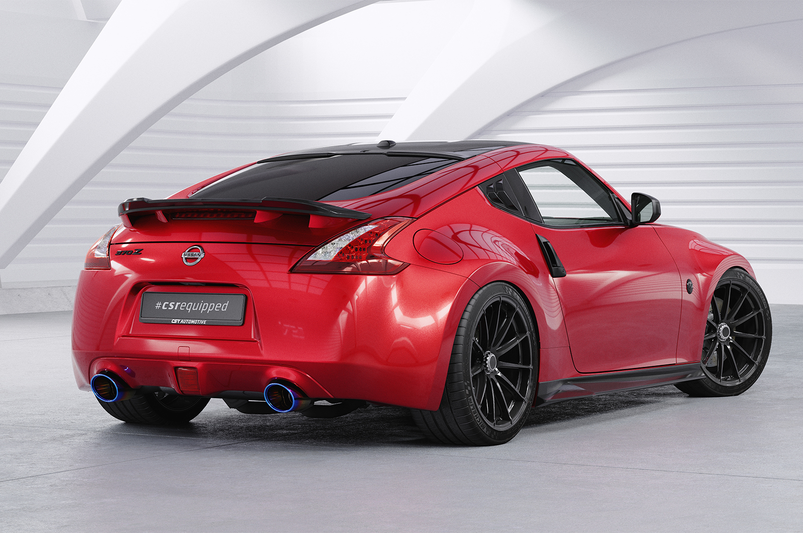 Cache de lunette arrière pour Nissan 370Z (Z34) coupé (2008-2020) - Fabriqué en ABS (6 finitions au choix)