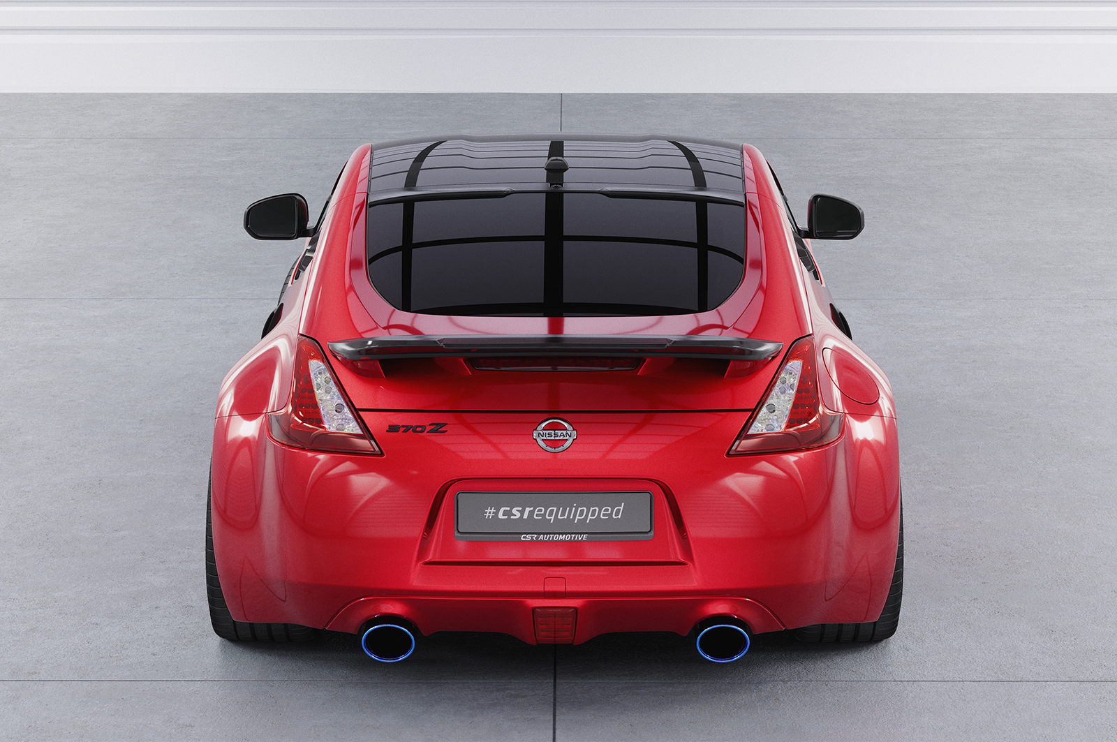 Cache de lunette arrière pour Nissan 370Z (Z34) coupé (2008-2020) - Fabriqué en ABS (6 finitions au choix)