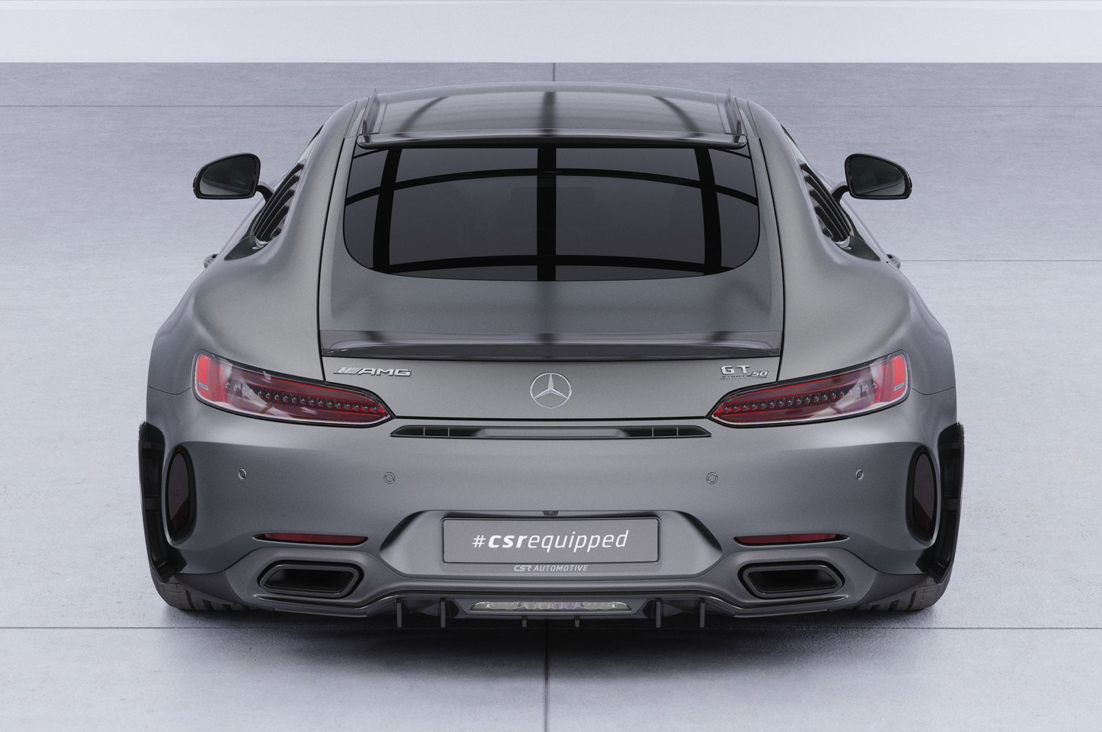 Cache de lunette arrière pour Mercedes-Benz AMG GT (190) coupé (toutes carrosseries) (03/2015-12/2021) - Fabriqué en ABS (6 finitions au choix)