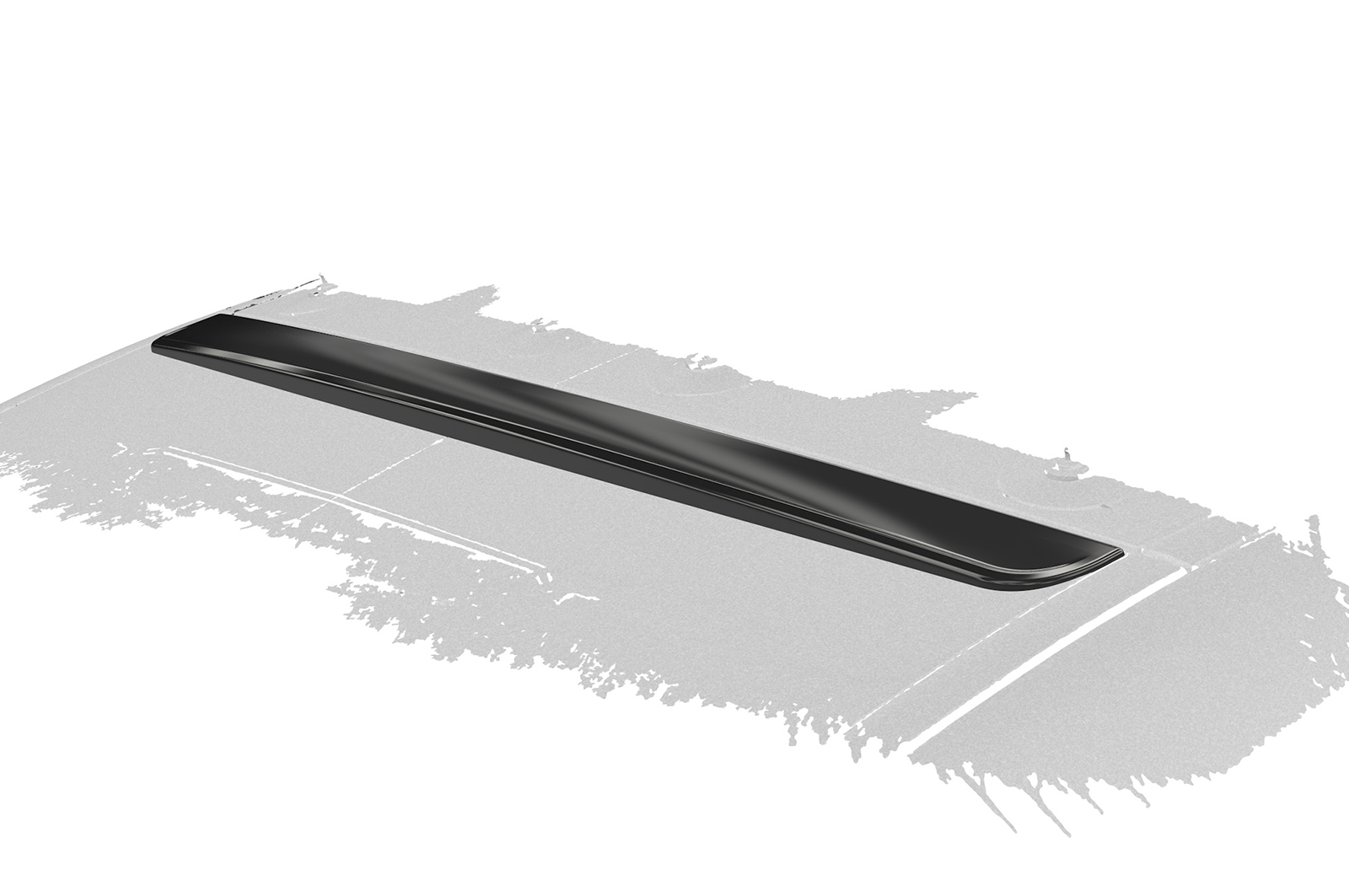 Cache de lunette arrière pour Mercedes-Benz AMG GT (190) coupé (toutes carrosseries) (03/2015-12/2021) - Fabriqué en ABS (6 finitions au choix)