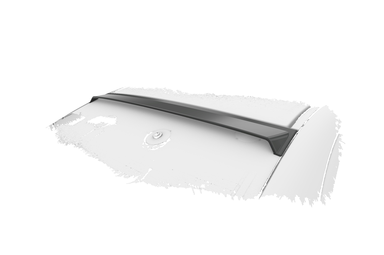 Cache de lunette arrière pour Mitsubishi Lancer (CY0) berline (2007-2017) - Fabriqué en ABS (6 finitions au choix)