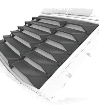 Cache de lunette arrière pour Mercedes-Benz W201 / 190er berline (1982-1993) - Fabriqué en ABS (6 finitions au choix)