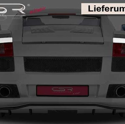 Paupières de phares arrières (la paire) pour Lamborghini Gallardo LP500 coupé / Spyder (2003-2008) - Fabriqué en ABS (à peindre)